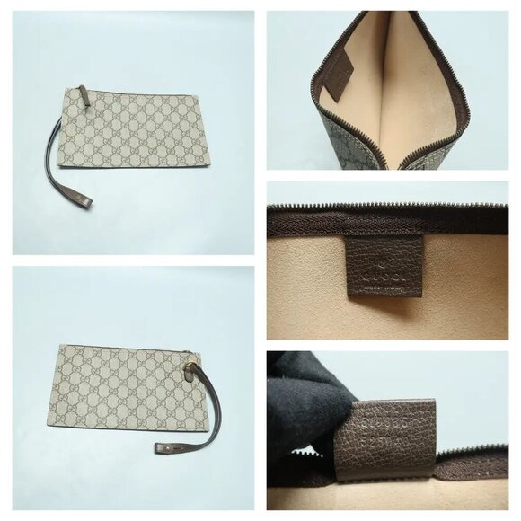 100% Authentic GUCCI Ophidia Brown W/P GG Canvas Shoulder Bag 1045-121524 - Picture 9 of 12